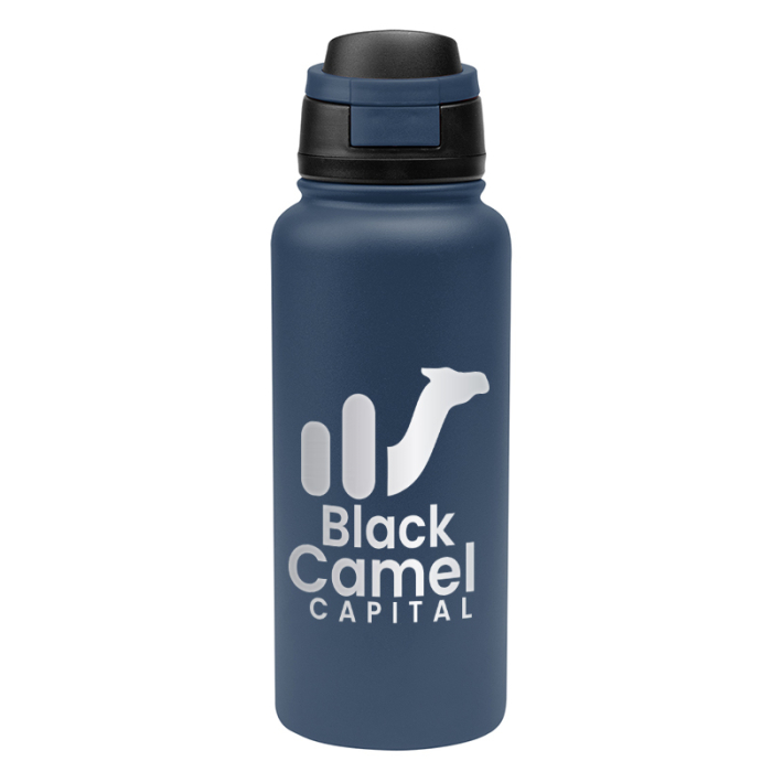 Personalized 32 Oz Full Laser Pop Sip Recycled Stainless Steel Bottles