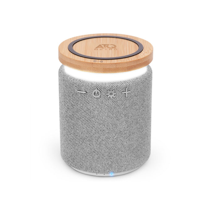 Personalized Lex Bamboo Wireless Speakers with Phone Charger
