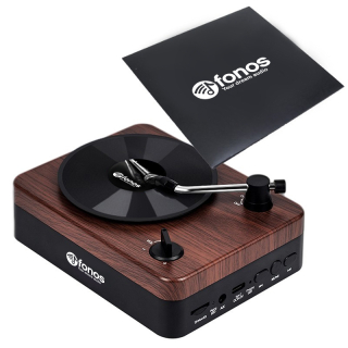 Turntable Wireless Speakers with Record...