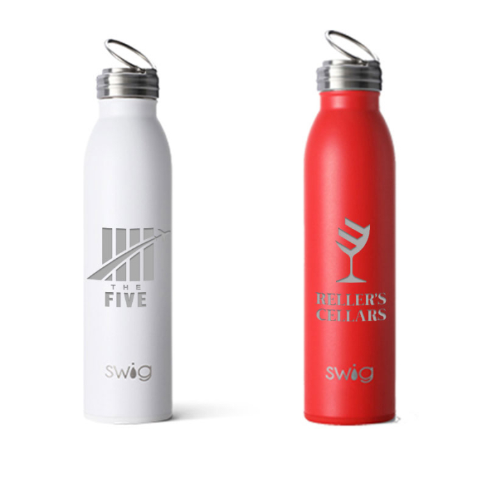 Customized 20 Oz Full Laser Swig Life™ Stainless Steel Bottles