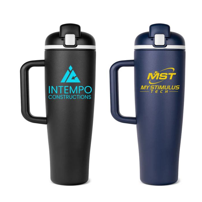 Promotional 45 oz MaxHydrate Custom Pop Straw Bottles