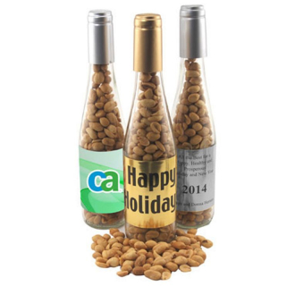 Champagne Bottles with Peanuts