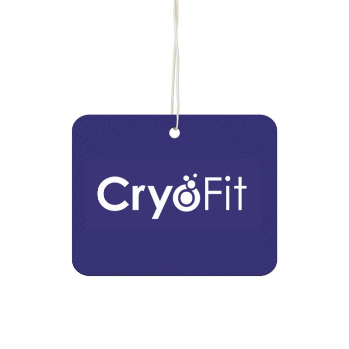 Promotional Horizontal Rectangle Shaped Air Fresheners - Round Corner