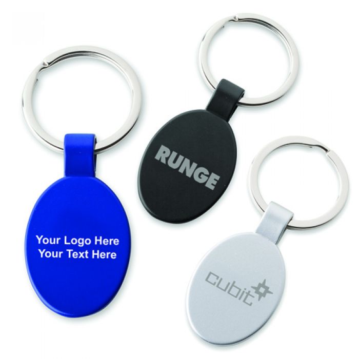 Promotional Oval Shaped Key Tags