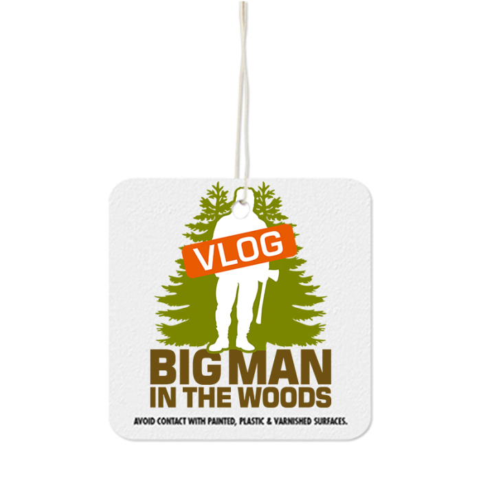 Promotional Square Shaped Air Fresheners - Round Corner