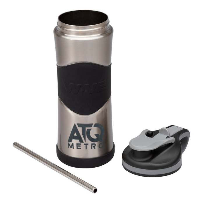 Wave® 20 Oz Custom My Wave Double Wall Stainless Steel Water Bottles with Copper Lining