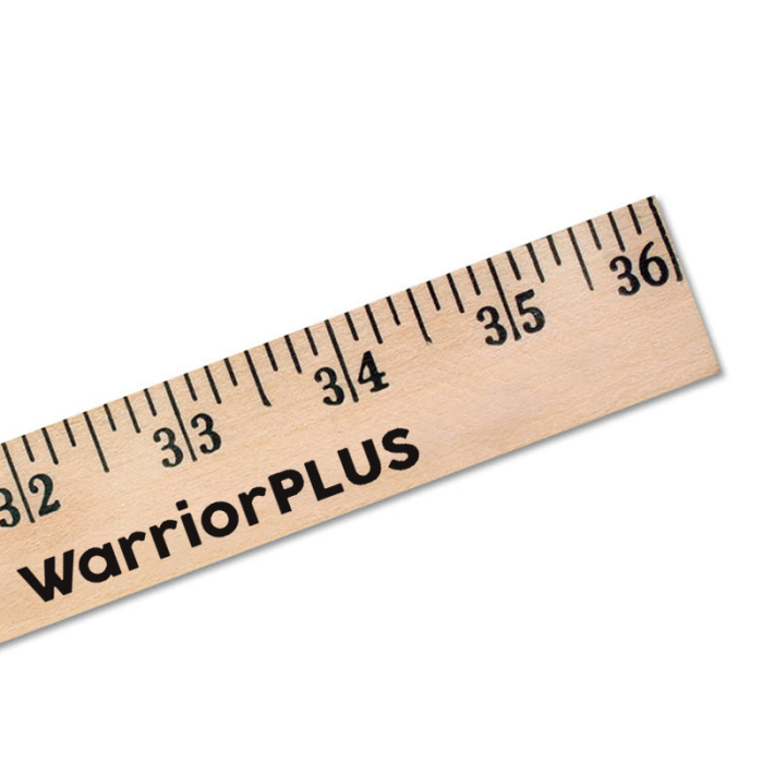 Custom Best Selling Yardsticks Clear Lacquer Finish