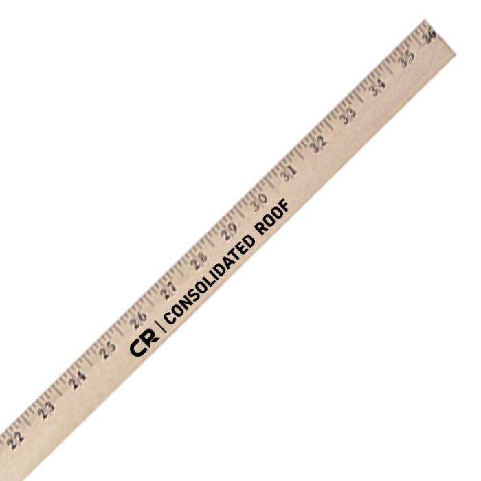 Custom Heavy-Duty Yardsticks with Natural Finish