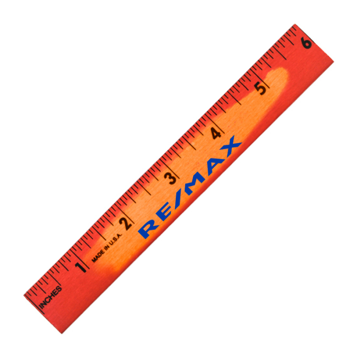 Personalized 6 Inch Mood™ Wood Rulers