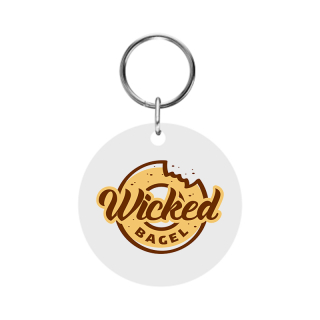 Acrylic Circle Shaped Key Tags