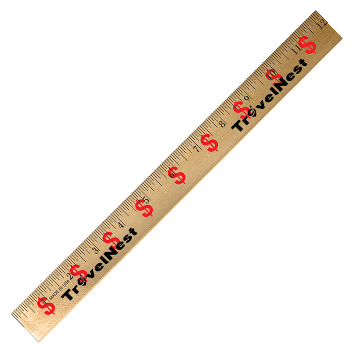 Promotional Dollar Sign Financial Rulers