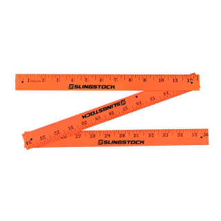 Folding Yardsticks - Fluorescent Finish