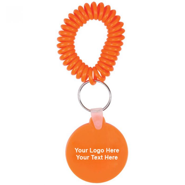 Customized Round Key Chains with Coil