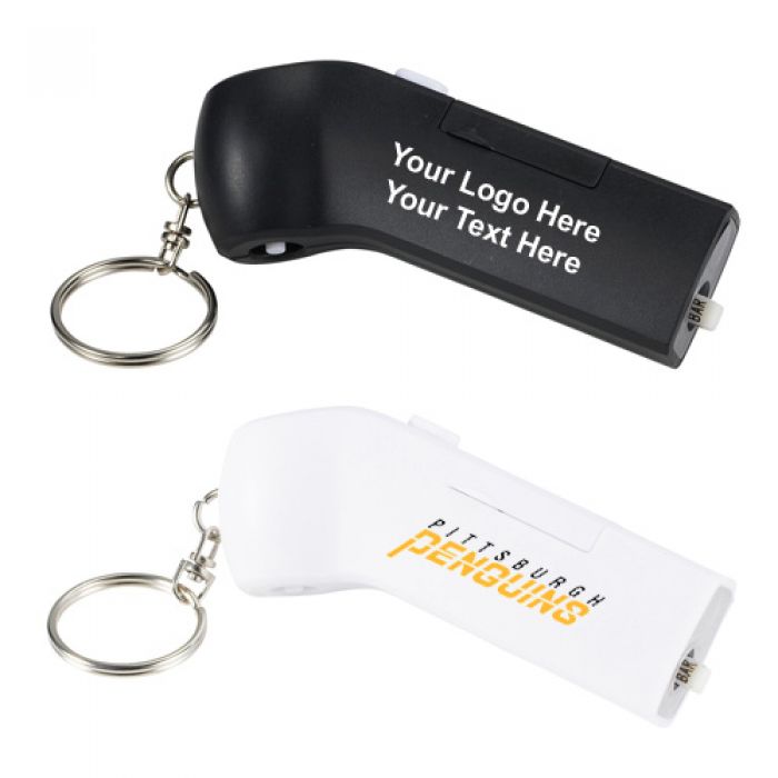Promotional Handy Tire Gauges with Keychain and Light