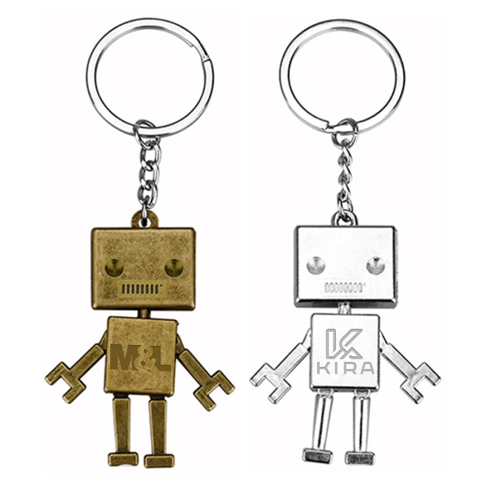 Promotional Robot Shaped Key Chains