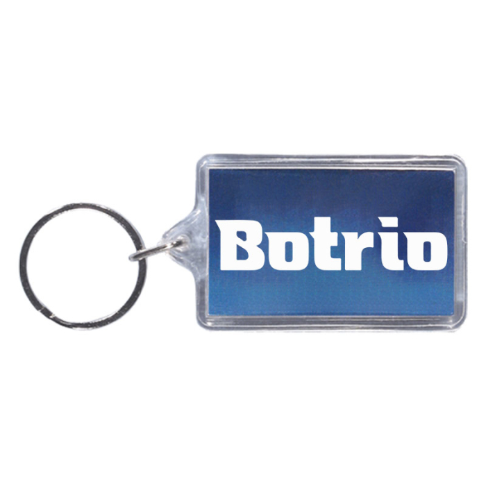 1.375x2.125 Inch Promotional Full Color Rectangle Acrylic Keytags