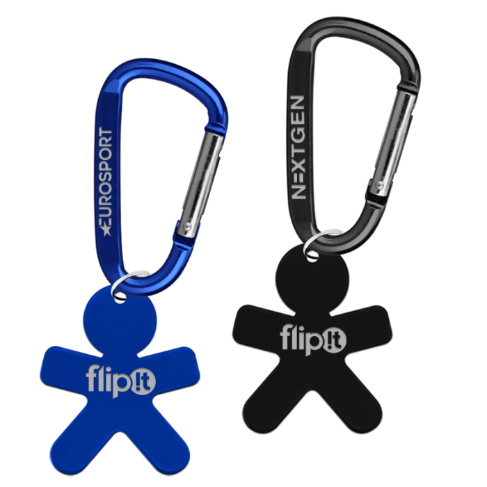 Custom Aluminum Dog Tags and Key Holders with Carabiner