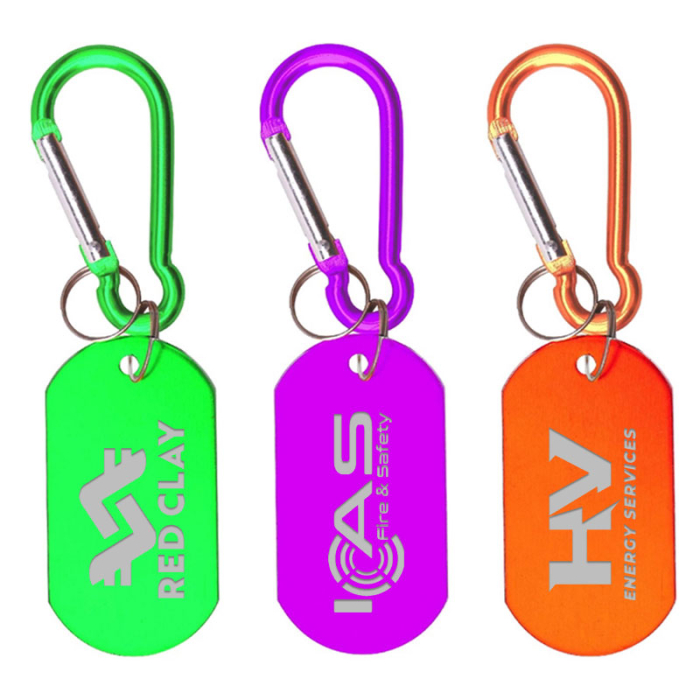 Custom Aluminum Key Holders and Dog Tag