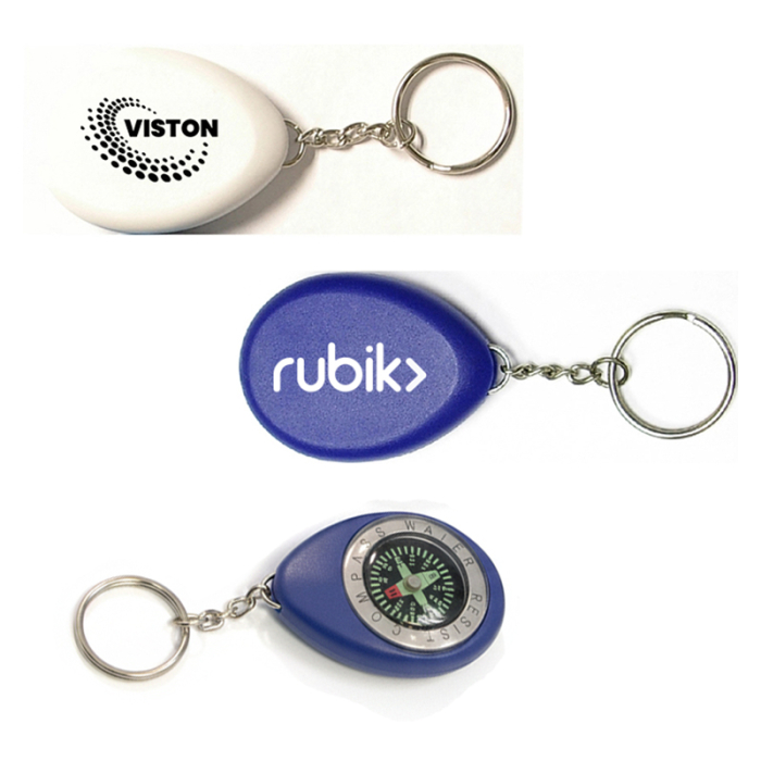 Custom Compass Keychains