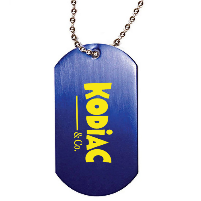 Custom Dog Tags with 4.5 Inch Ball Chains