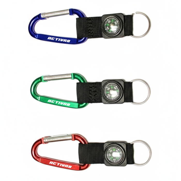Custom Imprinted Carabiners with Compass
