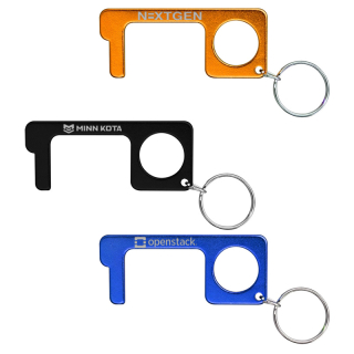 PPE Hygiene Door Opener Closers with Key Chain