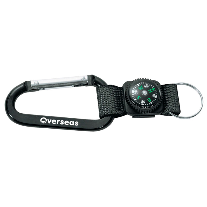 Custom Printed Busbee Carabiners with Compass