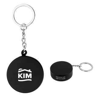 Hockey Puck Stress Reliever Keychains