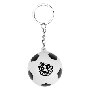 Soccer Ball Stress Reliever Keychains