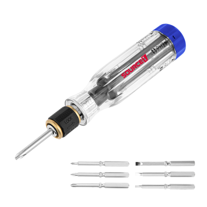 Customized 6 in 1 Quick Release Screwdrivers