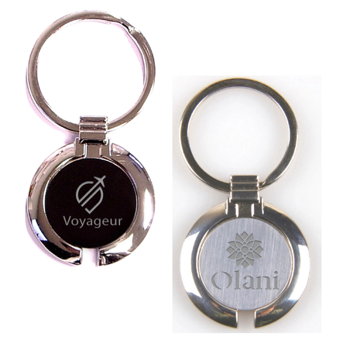 Customized Chrome Metal Key Holders