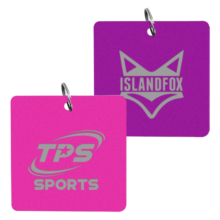 Imprinted Aluminum Key Holders and Dog Tags