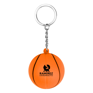 Basketball Stress Reliever Keychains