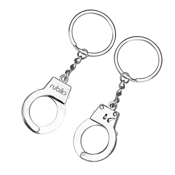 Imprinted Handcuff Shaped Key Holders