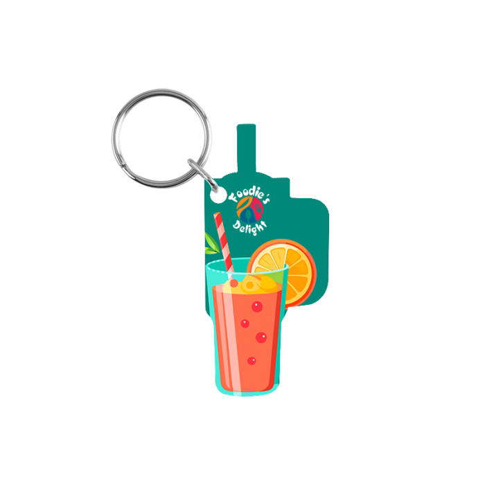 Imprinted Intrepid Acrylic Key Tags