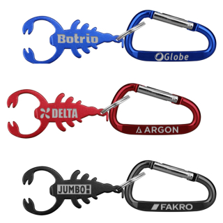 Scorpion Shape Bottle Openers with Key Ring and...