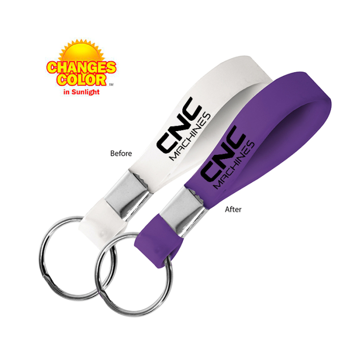 Imprinted Sun Fun Key Chains