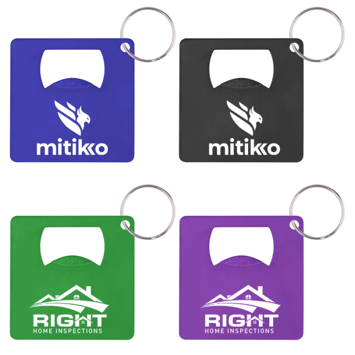 Personalized Large Square Shape Bottle Openers