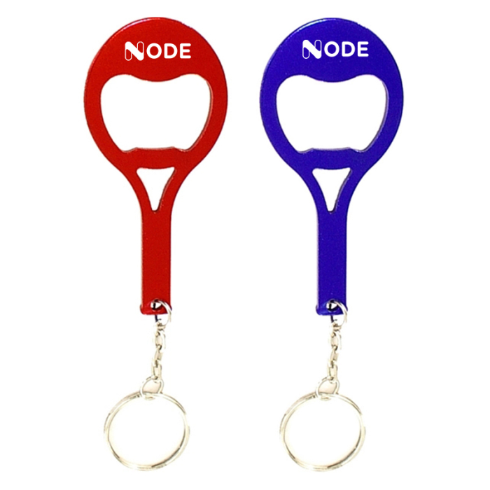 Personalized Tennis Racket Shape Bottle Opener Key Chains
