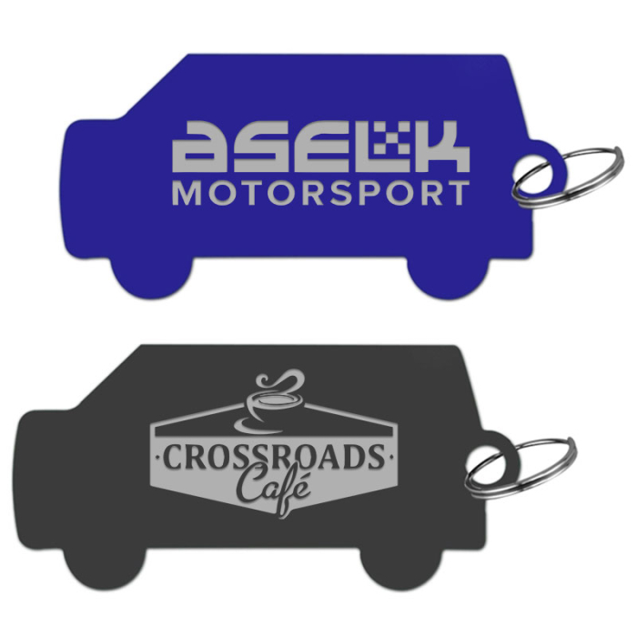 Promotional Car shaped Aluminum Key Holders and Dog Tag