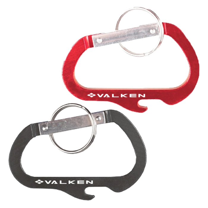 Promotional Carabiners with Key Ring Bottle Opener