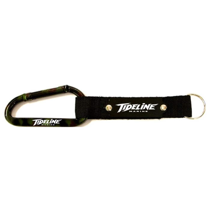 Promotional Carabiners with Strap and Metal Plate