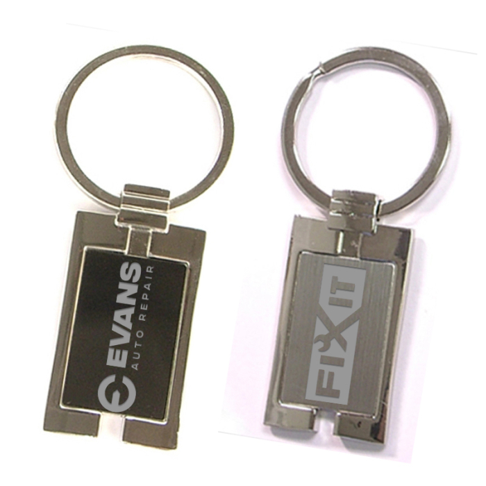 Promotional Chrome Metal Key Holders