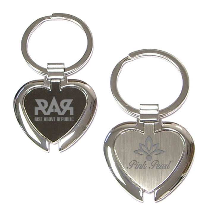 Promotional Chrome Metal Key Holders with Gift Case