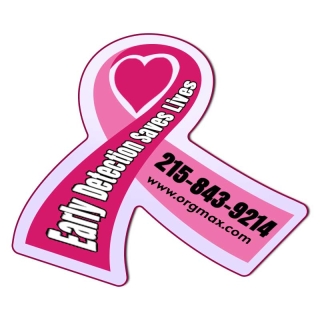 2.69x2.25 Awareness Ribbon Shaped Business Card...