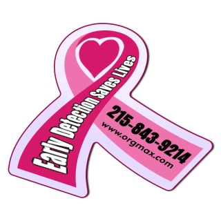 2.69x2.25 Awareness Ribbon Shaped Business Card...