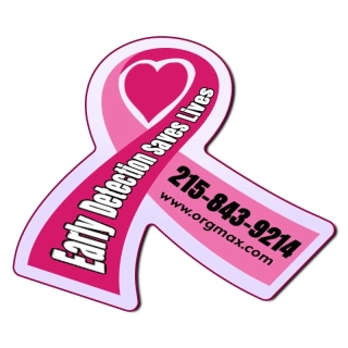 2.69x2.25 Awareness Ribbon Shaped Business Card...
