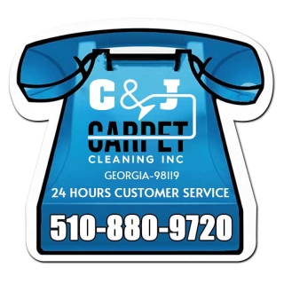 2.74x2.53 Telephone Shaped Business Card Magnets - 20...