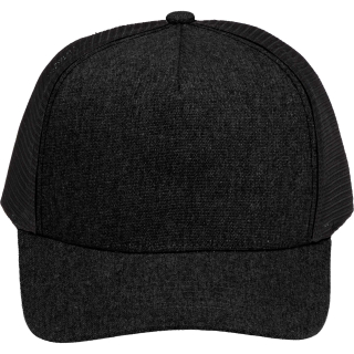 Recycled Cotton Canvas Mesh Back Ballcaps