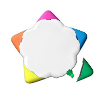 Star Lighter™ 5 Color Star Shaped Highlighters